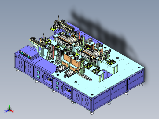 锂电池电芯处理生产线step