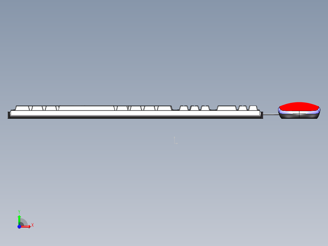鼠标键盘前视图