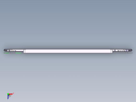 笔记本C壳铣外形+KB框程序模型俯视缩略图