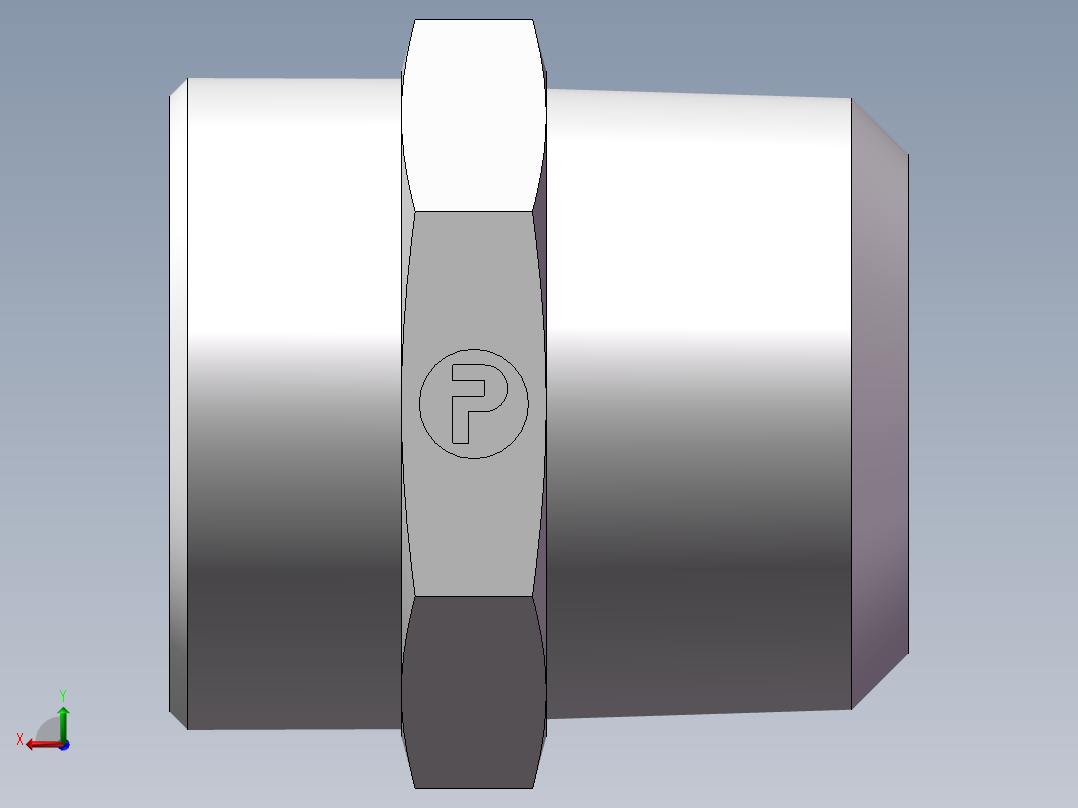 美制锥螺纹、1CN-45-20后视图