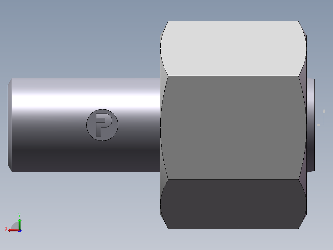 90度焊接接头、SKA10X1-后视图