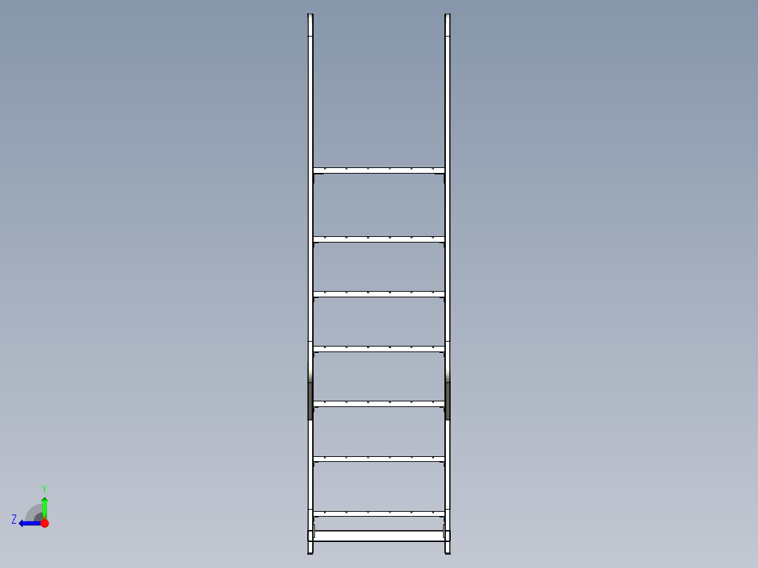 B2004850-交叉楼梯右视图