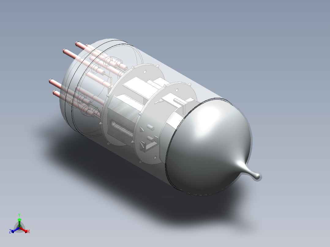 真空管(2)正等轴测图