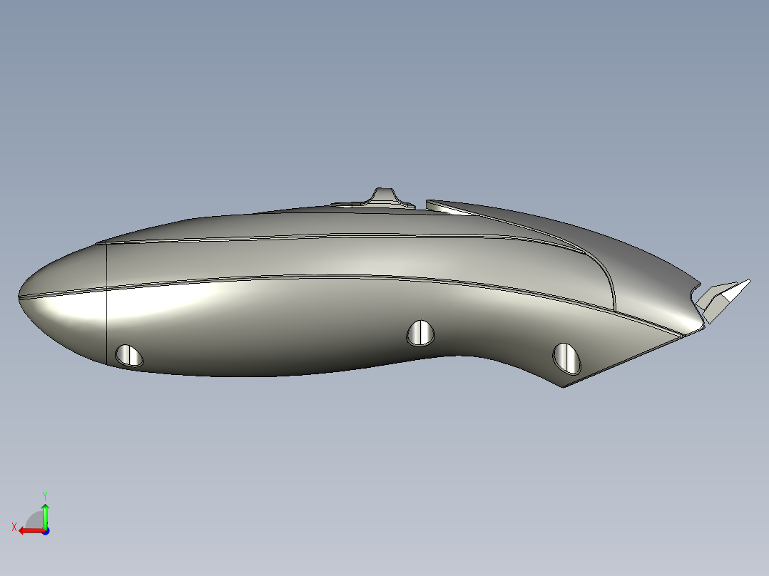 剃须刀、刮胡刀后视图