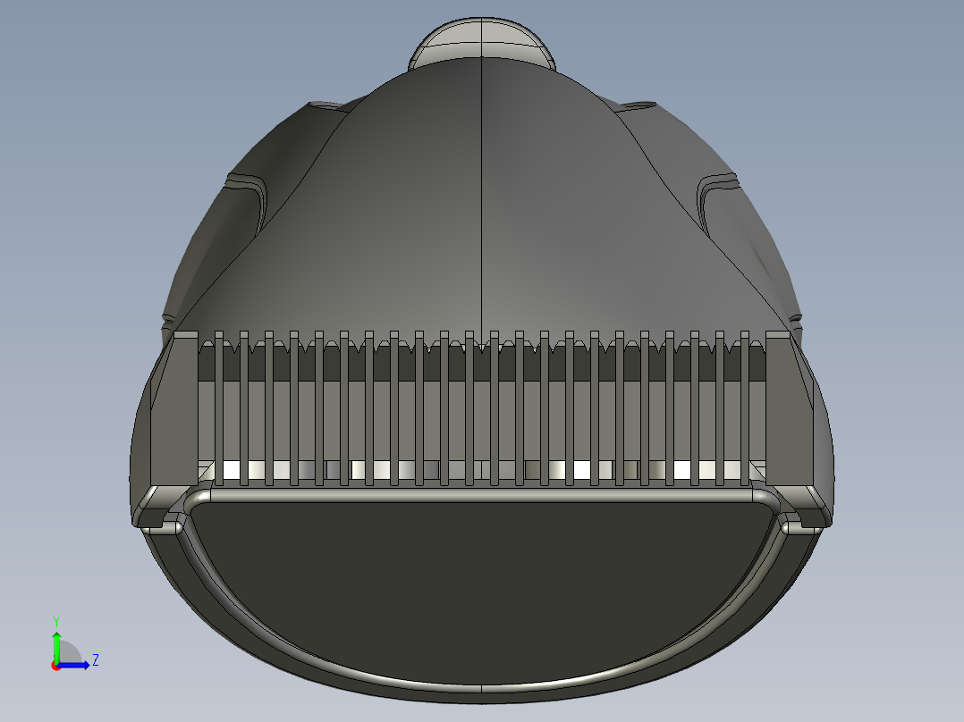 剃须刀、刮胡刀左视图