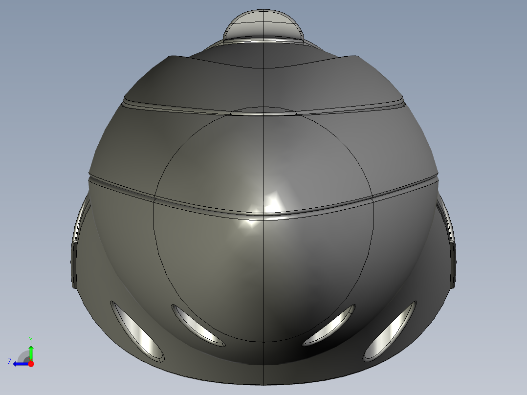 剃须刀、刮胡刀右视图
