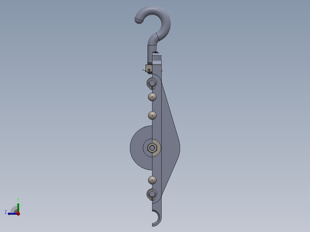 葫芦、电葫芦(14)右视图