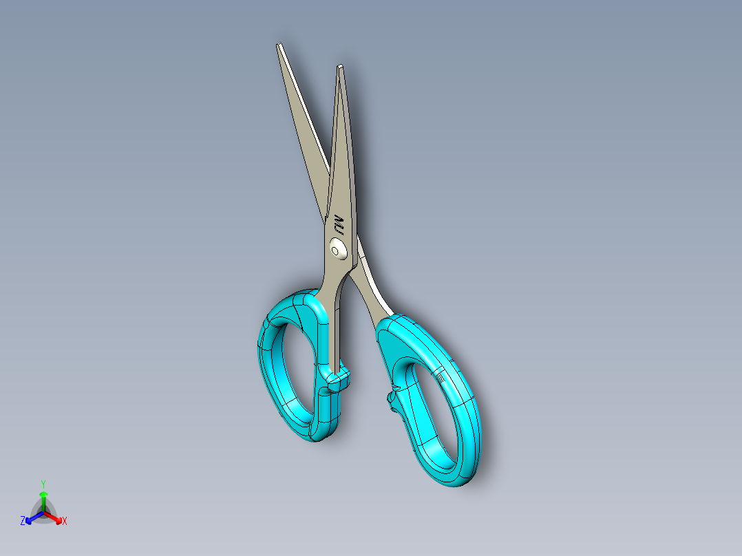 B2005311-剪刀正等轴测图