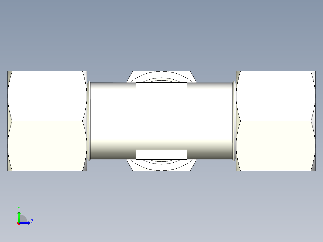 B3004550-连接 TEE 等管 10左视图