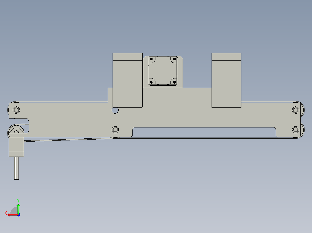 RRQD-滚轮输送线组件三后视图