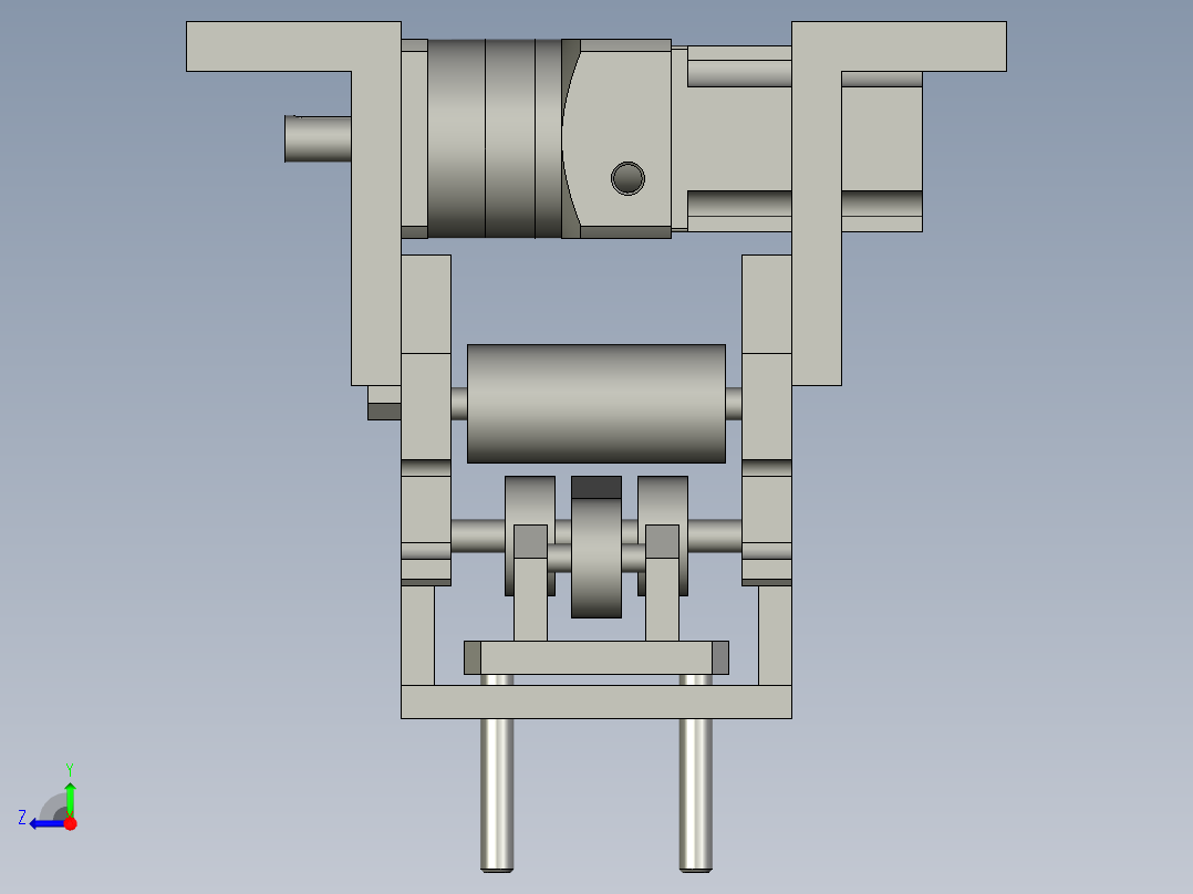 RRQD-滚轮输送线组件三右视图