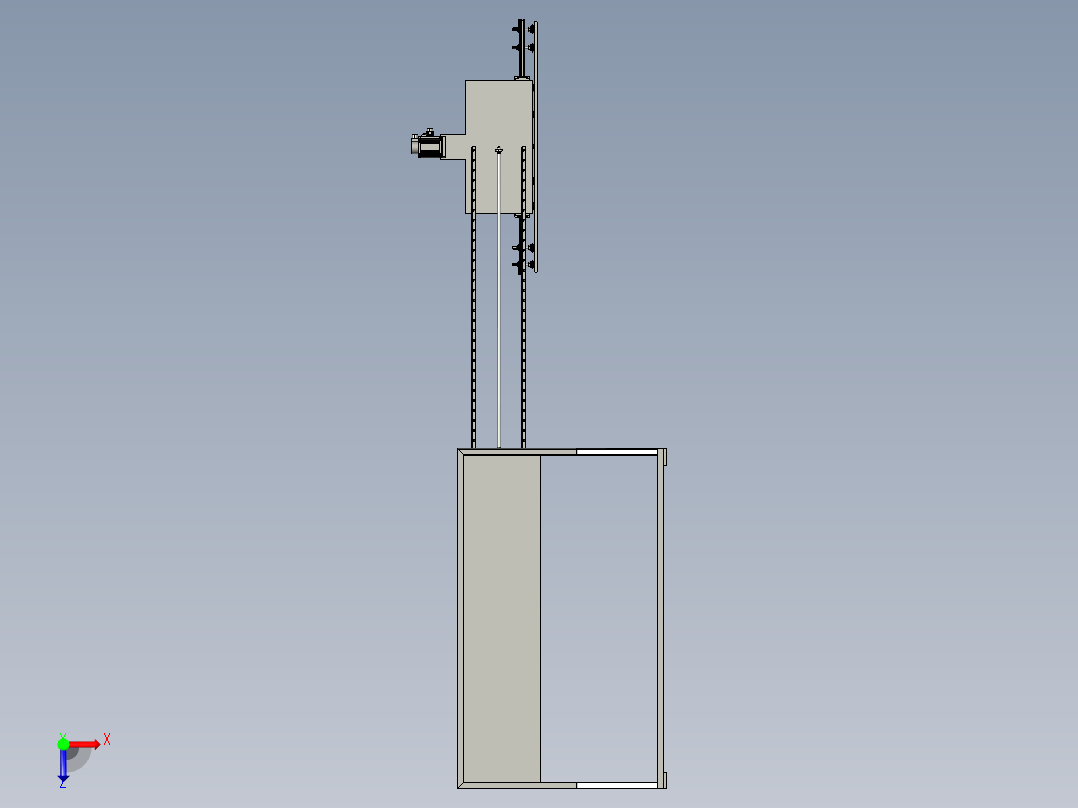 地毯抓取机构俯视图