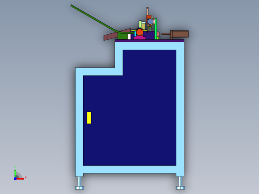 USB端铁壳自动铆压机前视缩略图