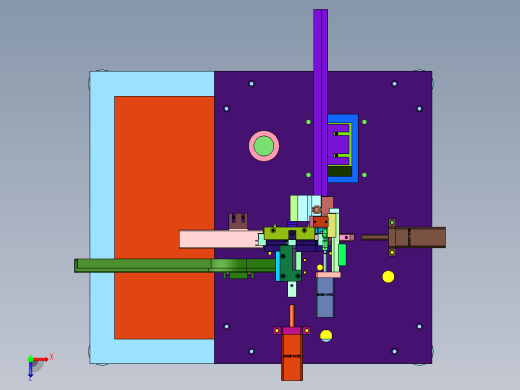 USB端铁壳自动铆压机俯视缩略图