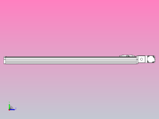 机器人皮带驱动直线轴TPA-GCB-80-P60-L950-QR-M20-N3左视缩略图