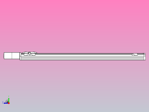 机器人皮带驱动直线轴TPA-GCB-80-P60-L950-QR-M20-N3右视缩略图