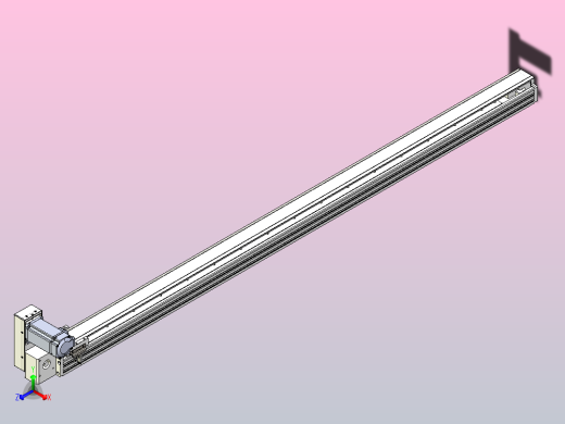 皮带直线轴半封闭可选导轨TPA-HNB-85S-90-L1600-LU-C-P20-N3