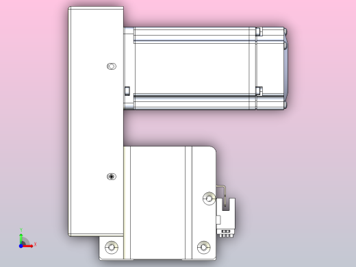 皮带直线轴半封闭可选导轨TPA-HNB-85S-90-L1600-LU-C-P20-N3前视缩略图