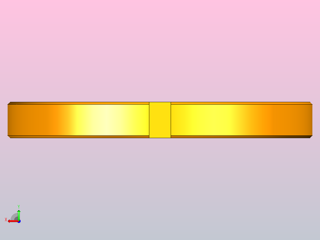 差动齿轮减速器后视图