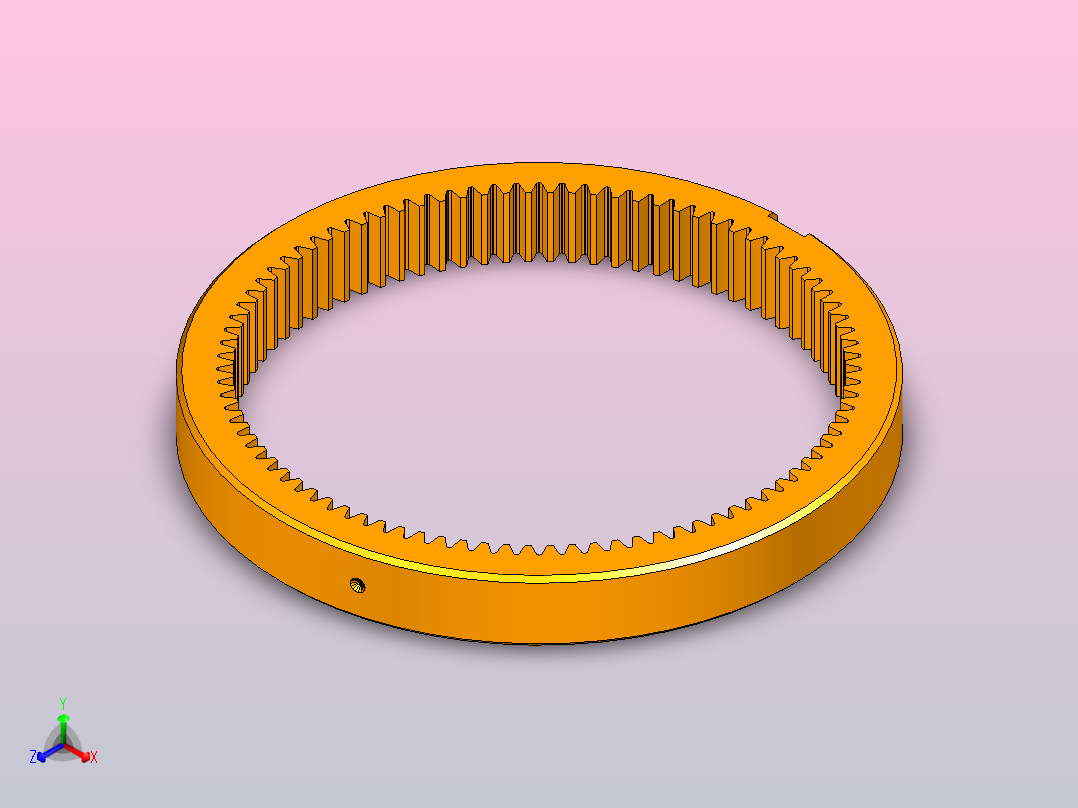 差动齿轮减速器正等轴测图