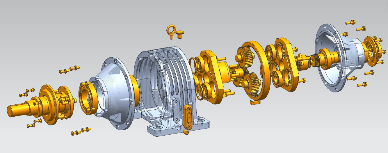 差动齿轮减速器