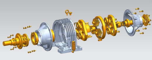 差动齿轮减速器缩略图