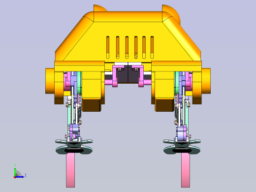 仿生青蛙结构左视缩略图