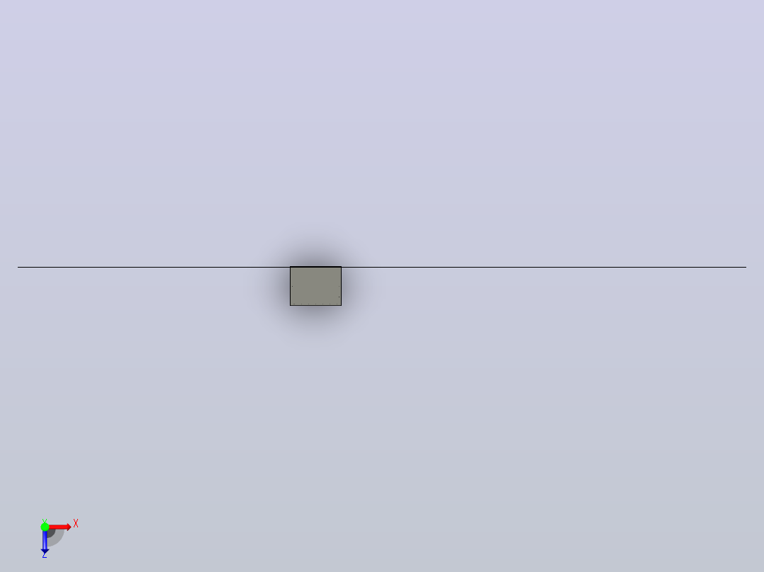 A型房屋3D设计俯视图