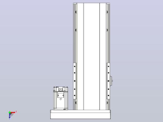 日规模组半封闭丝杆TPA-HNR-202D-2510C-L250-ML-C-P75-N3俯视缩略图