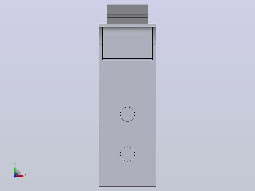 光纤放大器 FX-501-CC2.SLDASM前视图