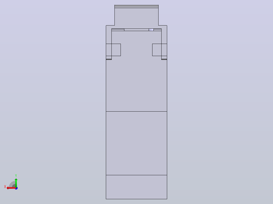 光纤放大器 FX-501-CC2.SLDASM后视图