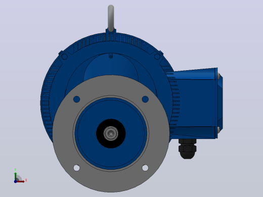 RXF57法兰轴伸式安装斜齿轮减速机RX57-Y4-4P-112M-M1-0°-Φ200前视缩略图