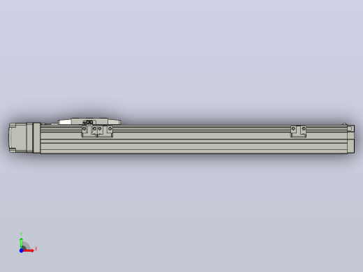 GTH4-L#-300-BR-M05-C3 GTH4内嵌式螺杆滑台 电机右折 TOYO滑台前视缩略图