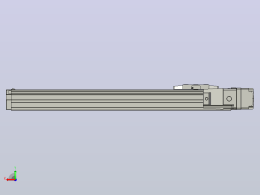 GTH4-L#-300-BR-M05-C3 GTH4内嵌式螺杆滑台 电机右折 TOYO滑台后视缩略图