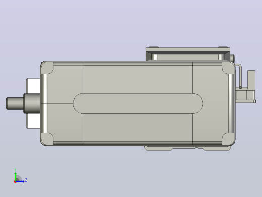 GTH4-L#-300-BR-M05-C3 GTH4内嵌式螺杆滑台 电机右折 TOYO滑台左视缩略图