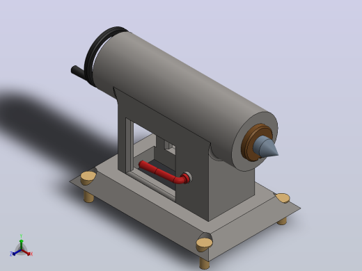 切削设备turning-machine-tailstock-1831-模型格式为 sw