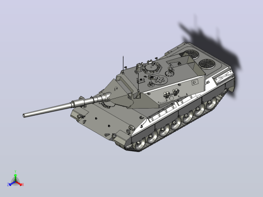 豹1A6主战坦克