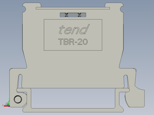 电器通用端子台TBR-20后视缩略图
