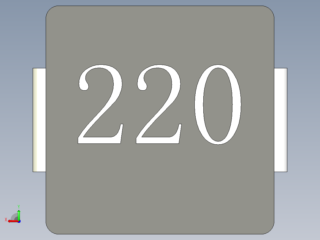 PSM4020模制高电流电感后视图