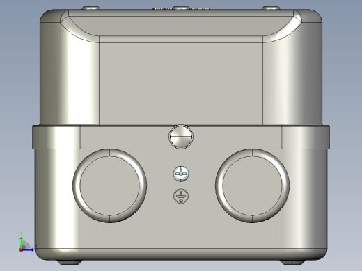 QC36-30T电磁起动器三维模型202204左视缩略图