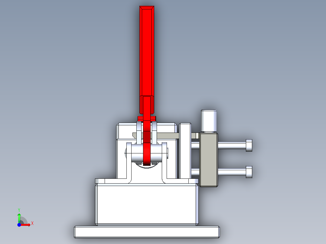 皮套组装夹具前视图