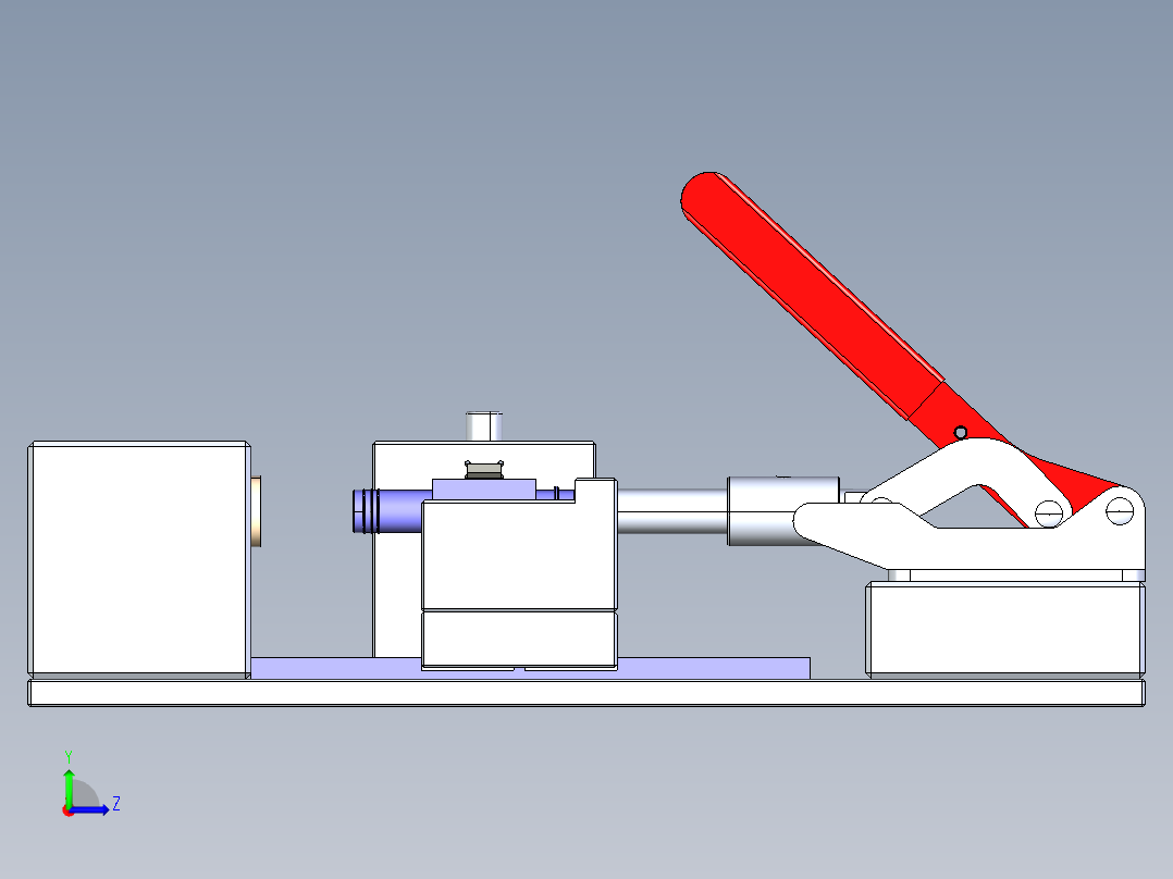 皮套组装夹具左视图