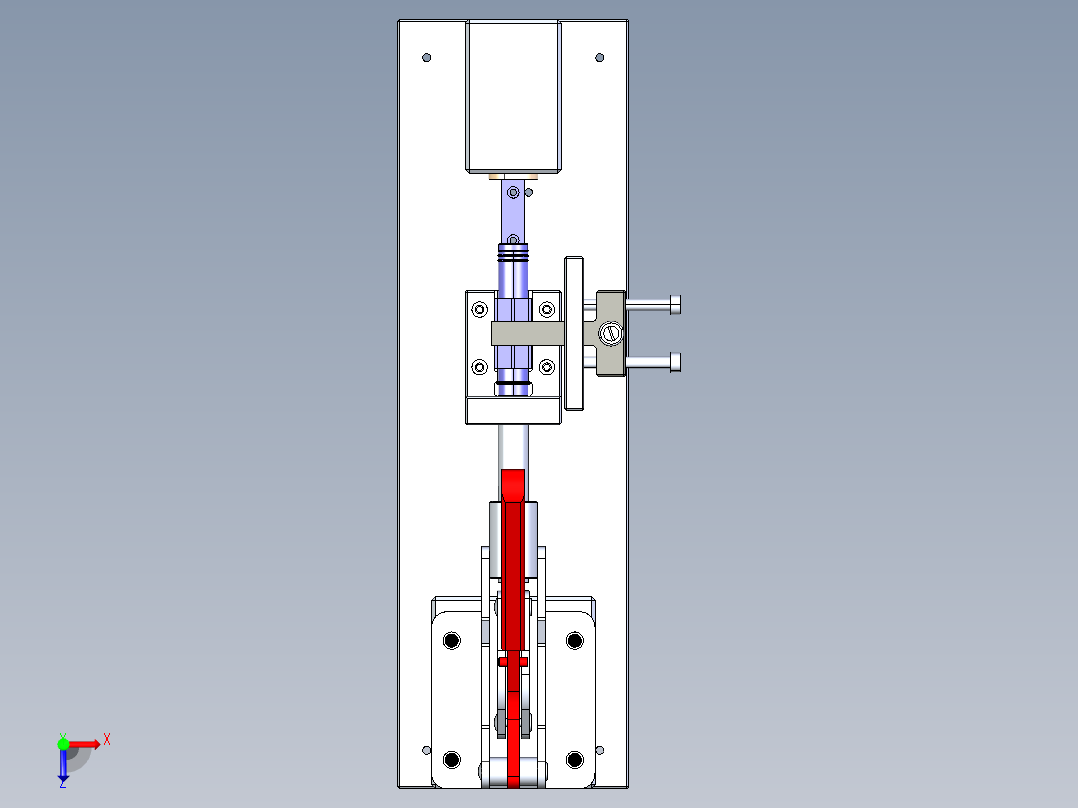 皮套组装夹具俯视图