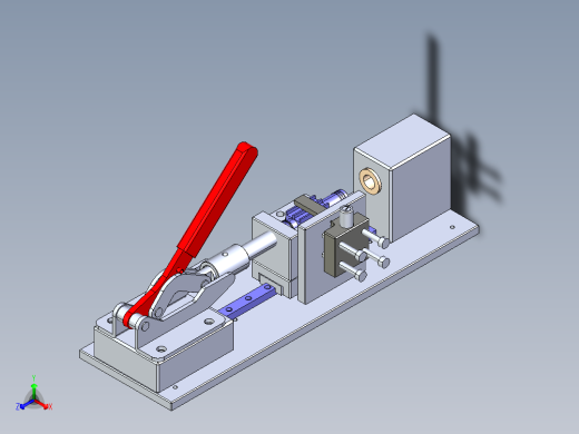 皮套组装夹具正等轴测缩略图