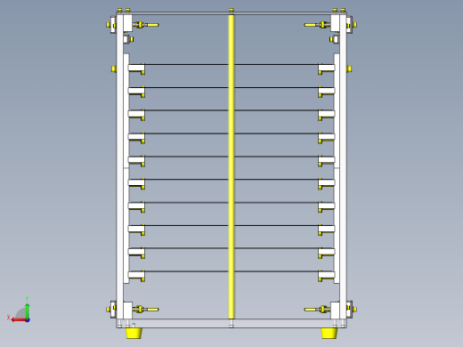 薄板储物柜出入导轨后视缩略图