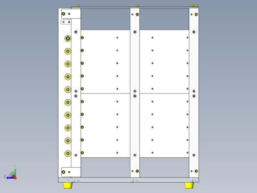 薄板储物柜出入导轨右视缩略图