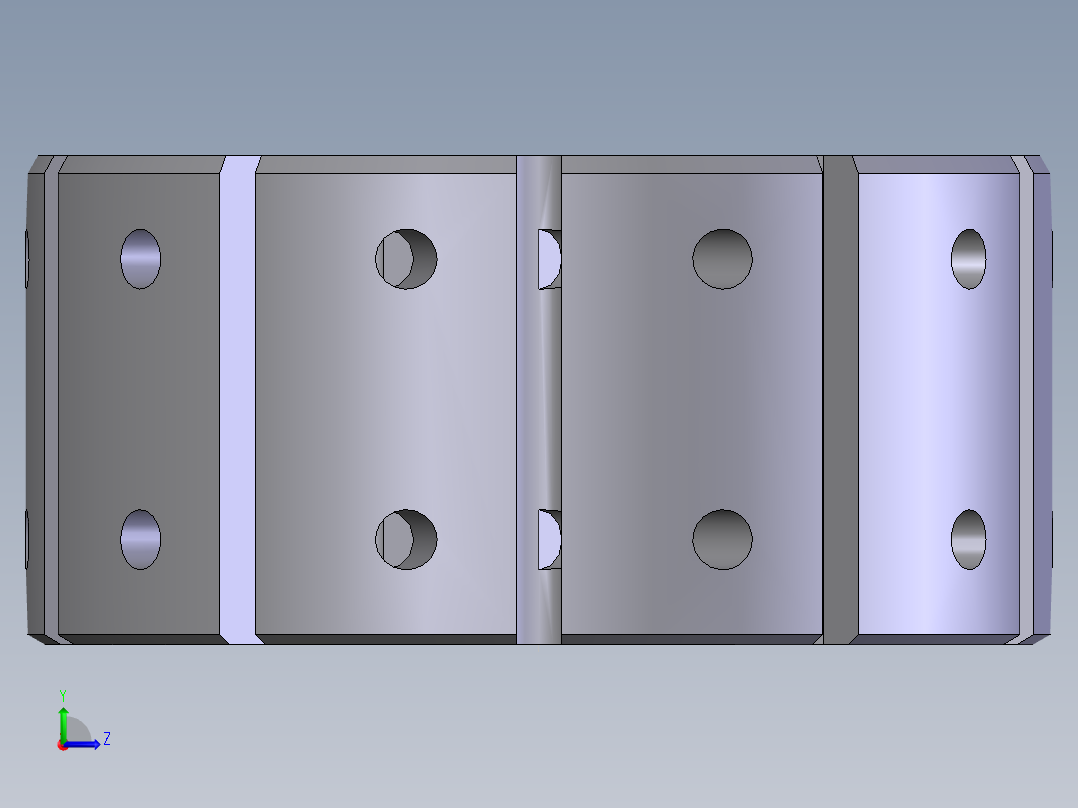 叶片泵转子左视图