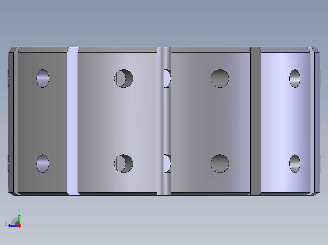 叶片泵转子右视图