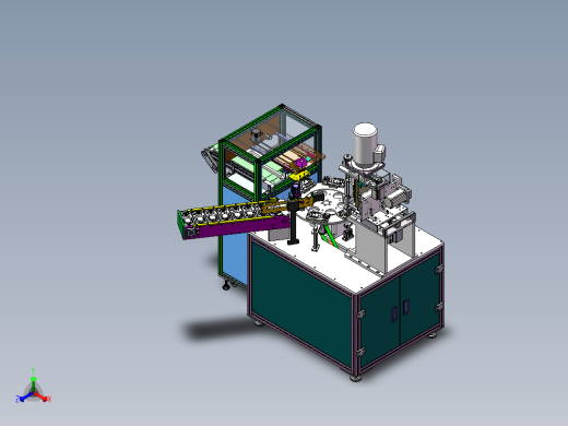 F952 全自动手机壳抛光打磨机正等轴测缩略图
