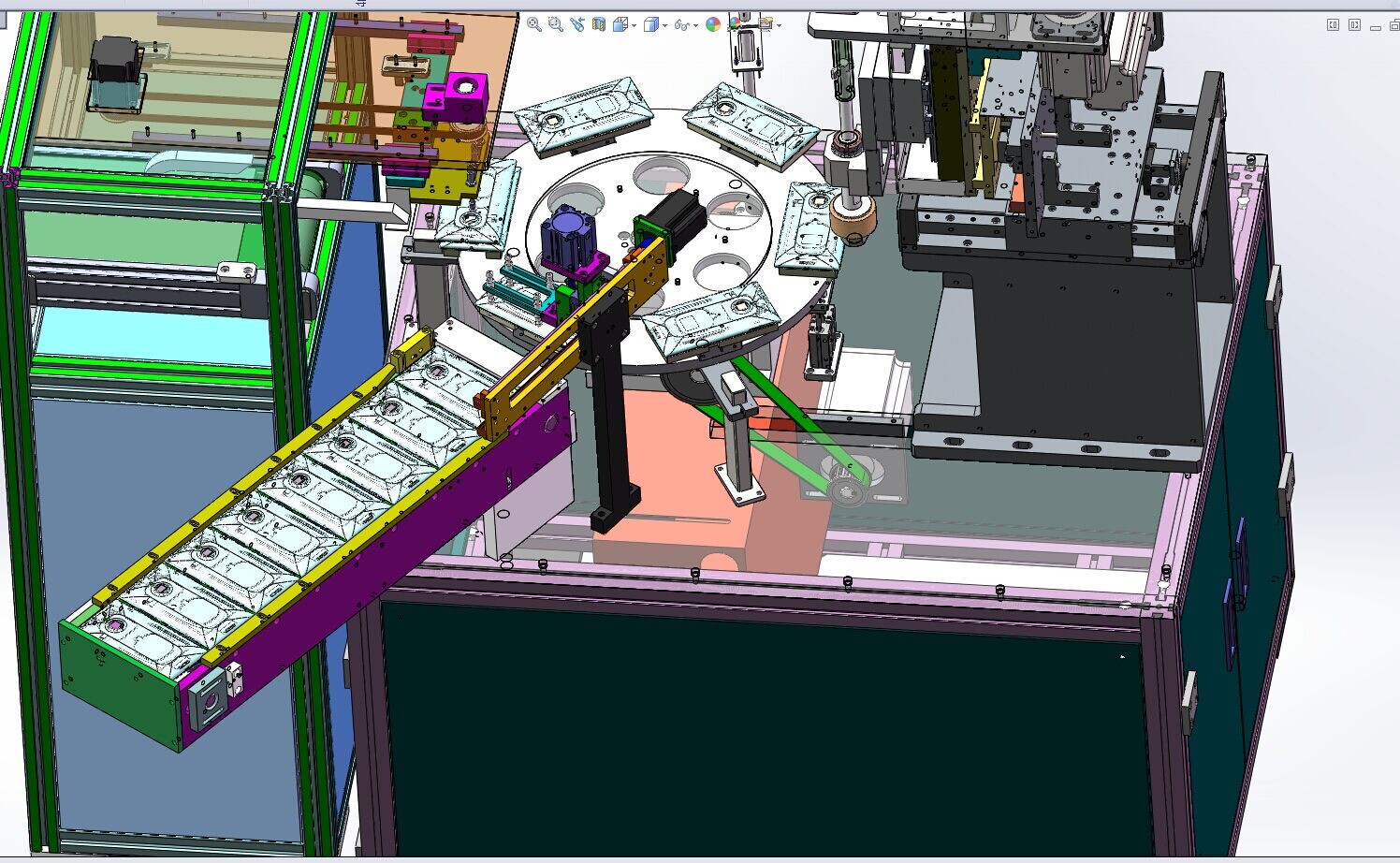 F952 全自动手机壳抛光打磨机